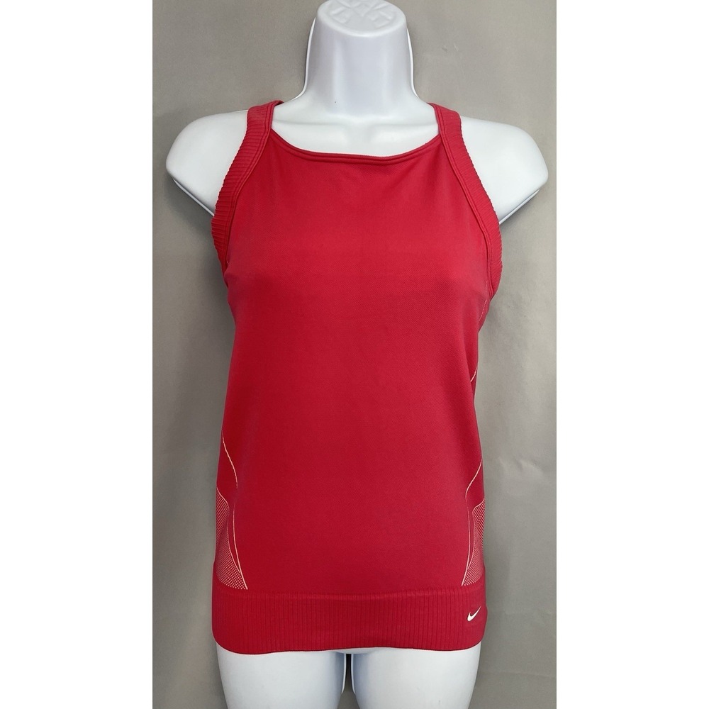 Nike Fit Dry Women's Size M/L Pink Tank With Built In Bra